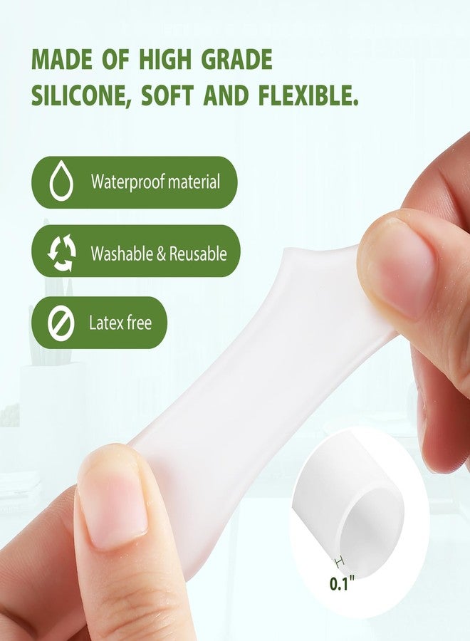 Bukihome Silicone Toe Protectors - 12 Pack Gel Toe Sleeves Toe Protectors - Toe Caps with Aloe Vera Essential Oils - Toe Cushions for Pain Relief, Toe Protection for Corns, Calluses (8L + 4S) - Image 5